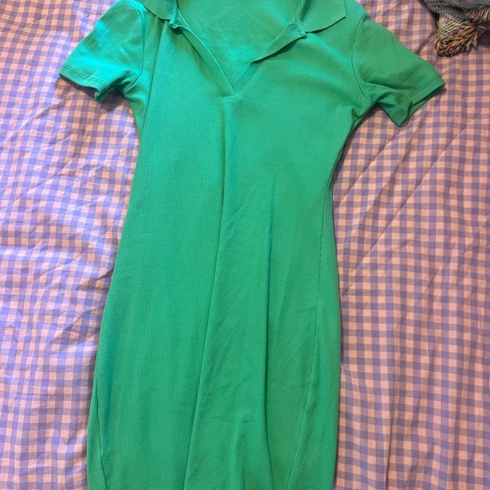 Zara Collared T Shirt Dress